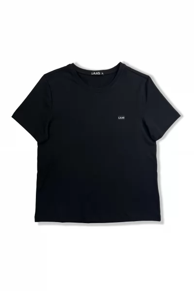 ÁO THUN COTTON TAG 03 ĐEN