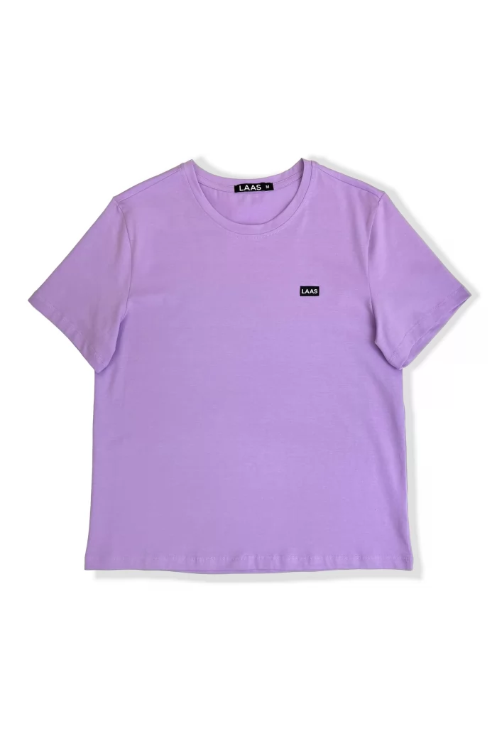 ÁO THUN COTTON TAG 03 TÍM CÀ