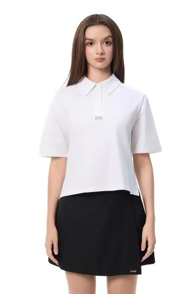 ÁO POLO COTTON TAY NGẮN TRẮNG