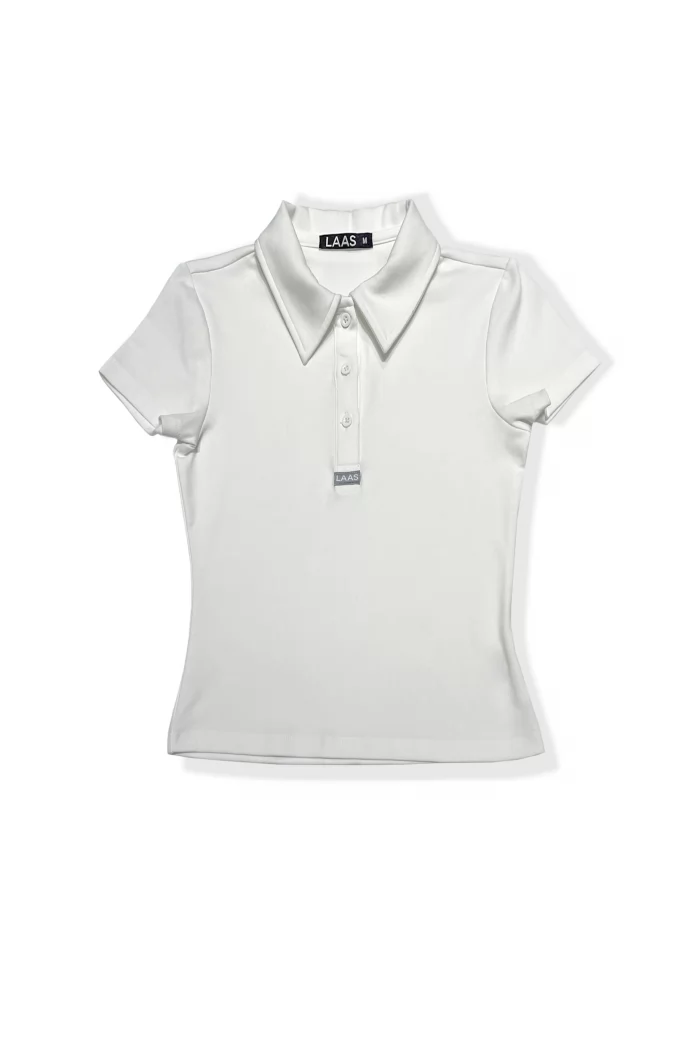 ÁO POLO RIP COTTON TAY NGẮN TRẮNG