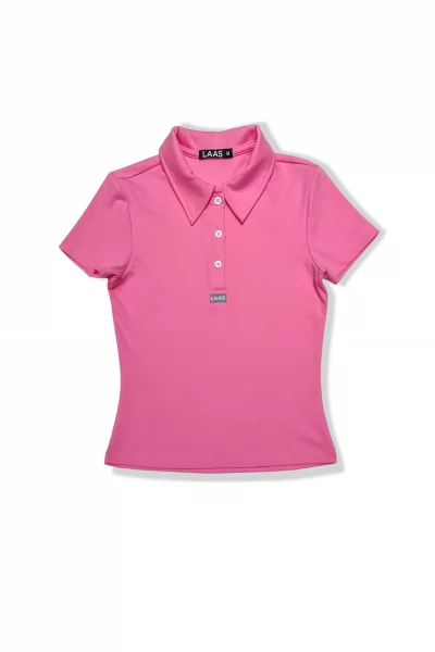 ÁO POLO RIP COTTON TAY NGẮN HỒNG ĐÀO