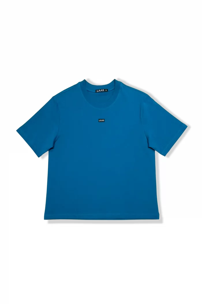 ÁO THUN COTTON 2C TAY NGẮN XANH