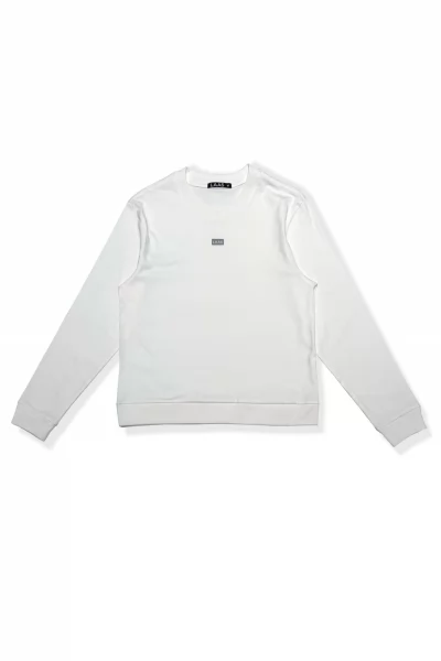 ÁO THUN COTTON 2C BO TAY DÀI TRẮNG