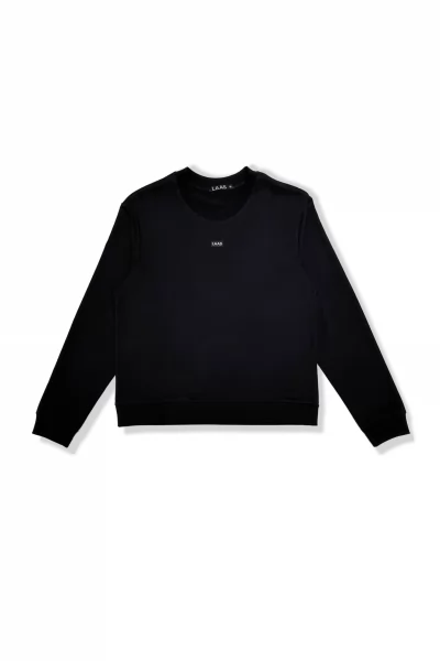 ÁO THUN COTTON 2C BO TAY DÀI ĐEN