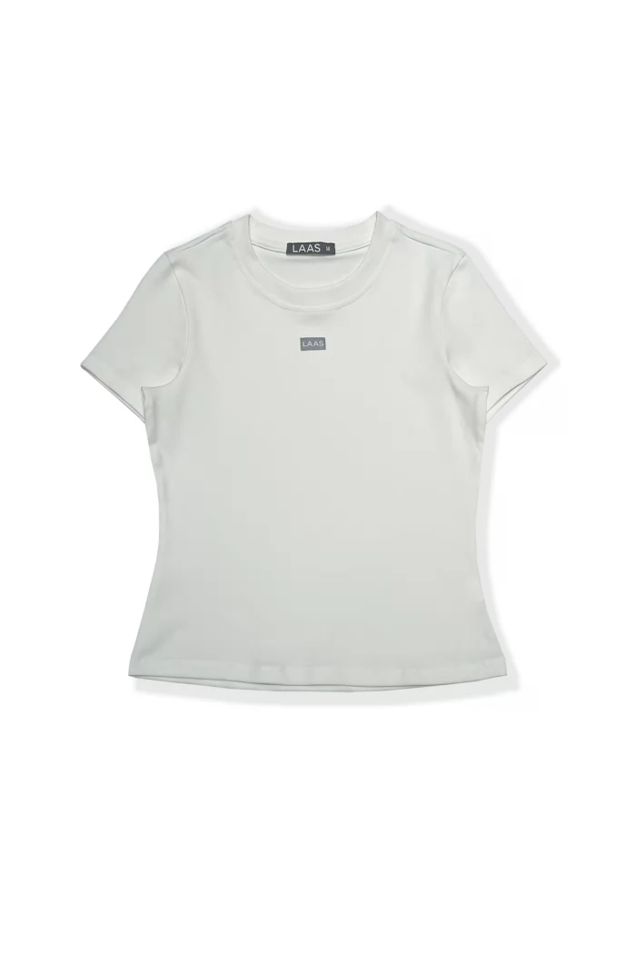 ÁO RIP COTTON TAY NGẮN TRẮNG