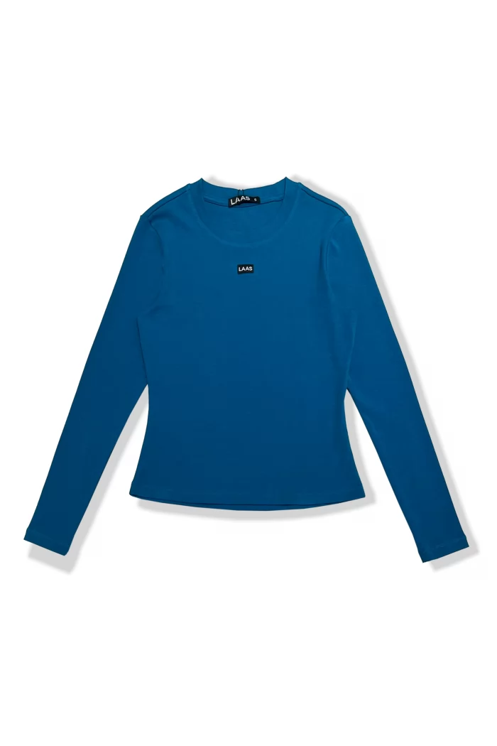 ÁO RIP COTTON TAY DÀI XANH CỔ VỊT