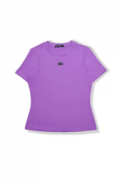 ÁO RIP COTTON TAY NGẮN TÍM