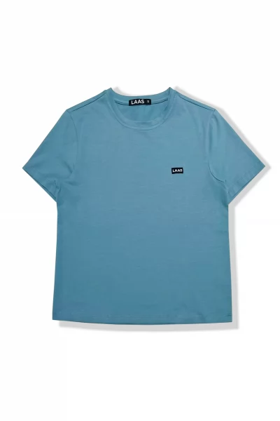 ÁO THUN COTTON TAG 03 XANH LƠ