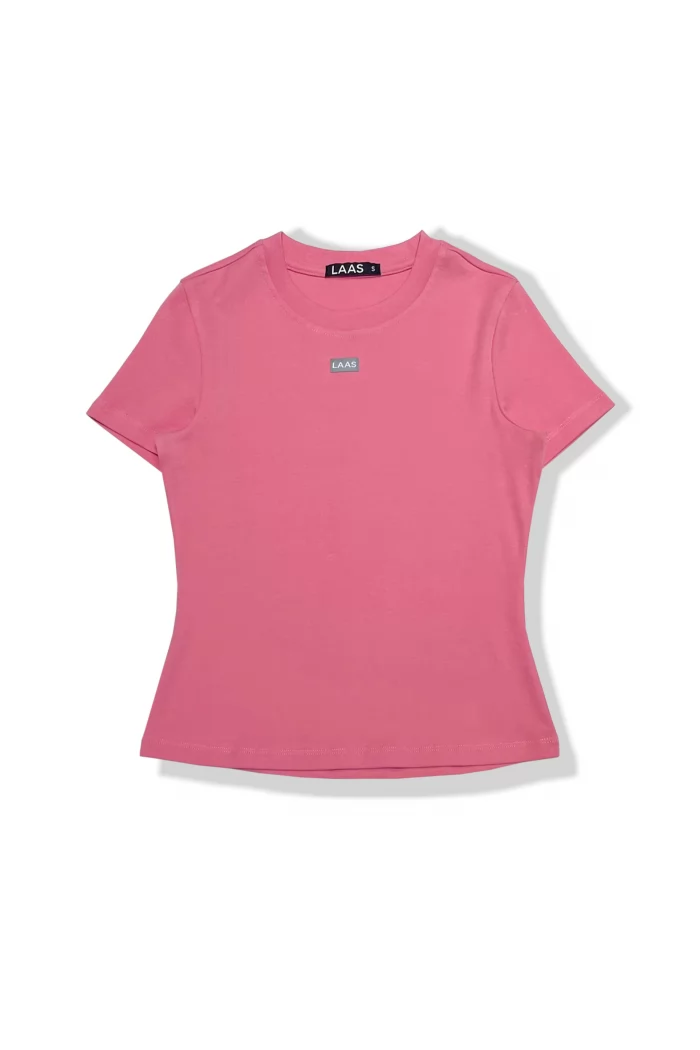 ÁO RIP COTTON TAY NGẮN HỒNG ĐÀO