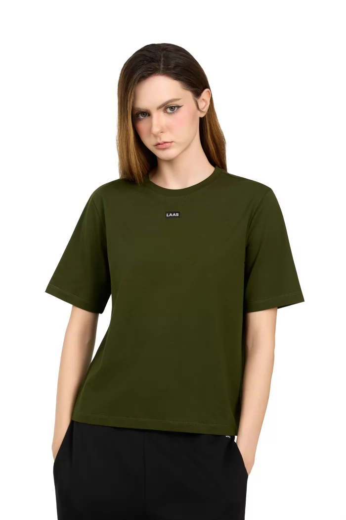 ÁO THUN COTTON TAG PLUS XANH LÍNH