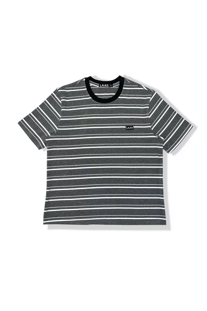 ÁO THUN RIP SỌC XÁM