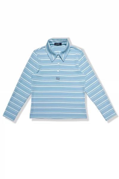 ÁO POLO RIP SỌC TAY DÀI XANH