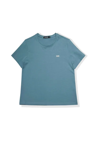 ÁO SUÔN DÀI COTTON XANH LAM